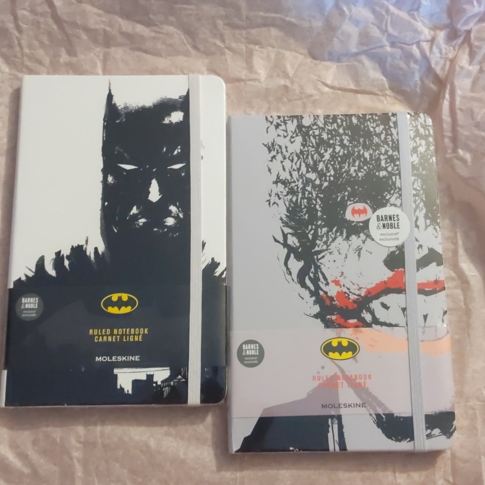 New Moleskine Batman & Joker Notebooks